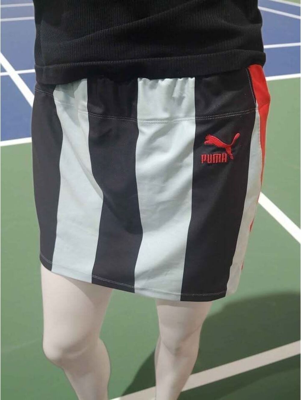 Puma x Dua Lipa Striped Skirt skort Size XL